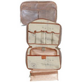 Antique Lamb Leather Travel Kit W/ Locker Hanger